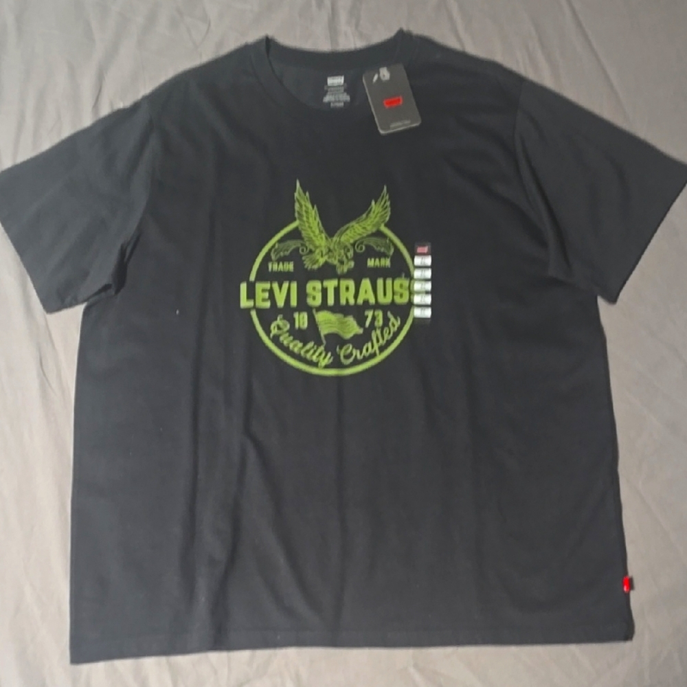 Levi's Black Graphic Men's T-Shirt